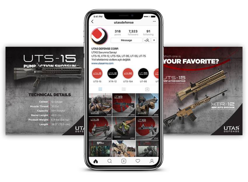 UTAŞ Defense <br> Website and Social Media Consultancy