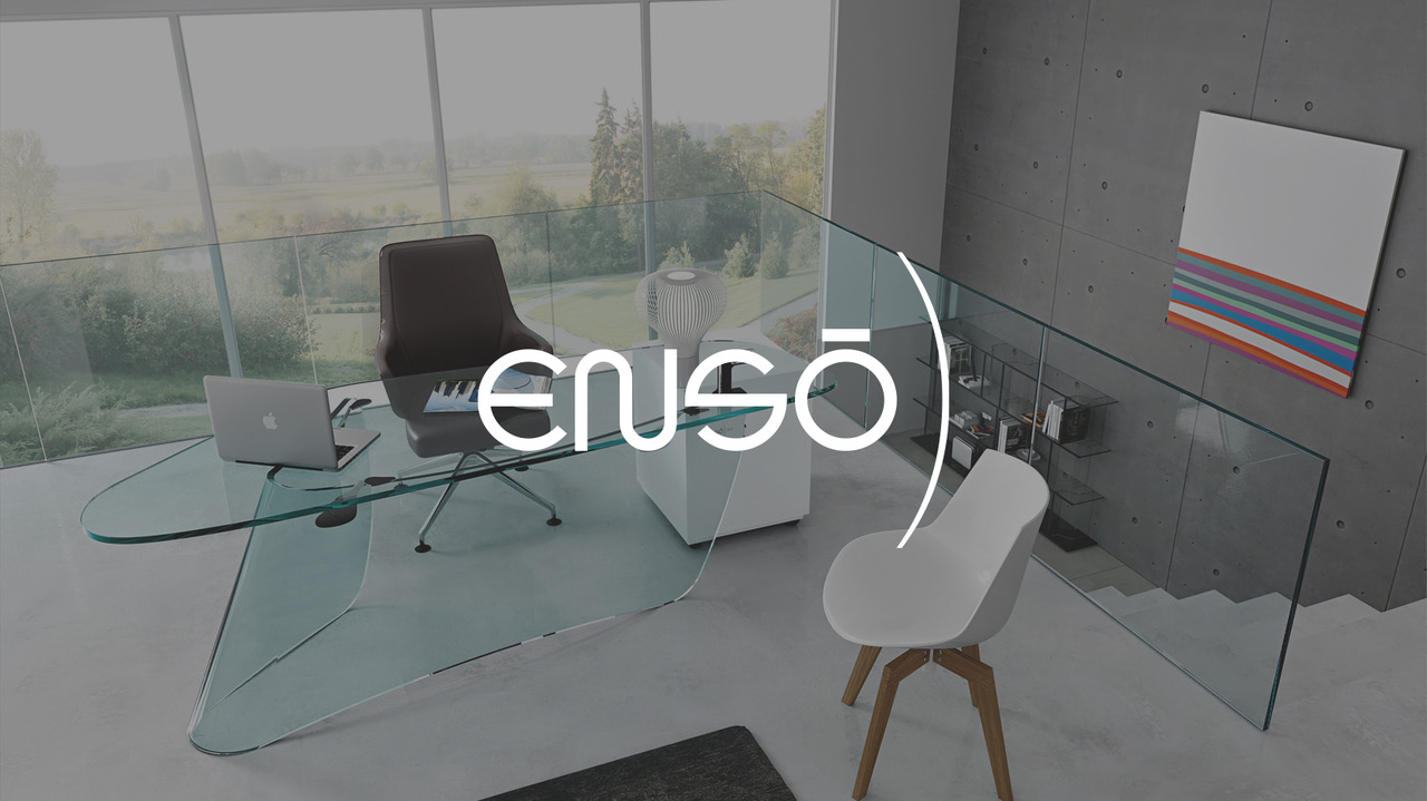 Enso Glass Identity <br> Social Media and Web Design